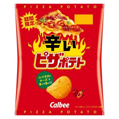 カルビー辛いピザポテト60g