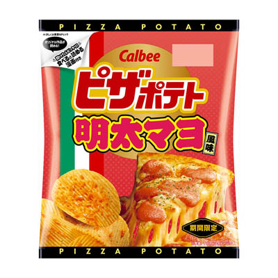 カルビー　ピザポテト　明太マヨ風味
