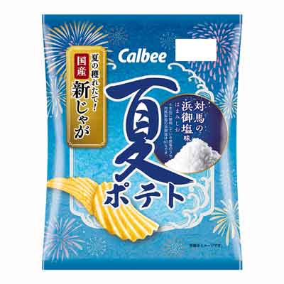 カルビー 夏ポテト 対馬の浜御塩味