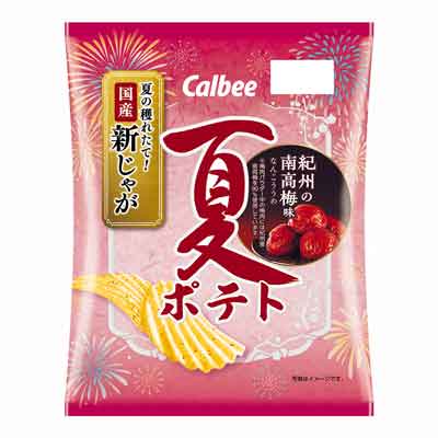 カルビー 夏ポテト 紀州の南高梅味