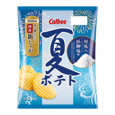 カルビー　夏ポテト　対馬の浜御塩味