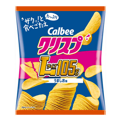 カルビー クリスプ うましお味Lサイズ 105g