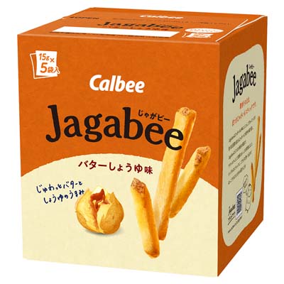 カルビー じゃがビー バターしょうゆ味 15gx5袋
