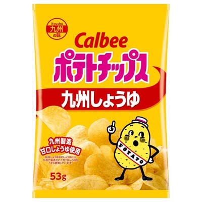 カルビー　ポテトチップス　九州しょうゆ　53ｇ