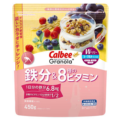 カルビーグラノーラプラス鉄分450g