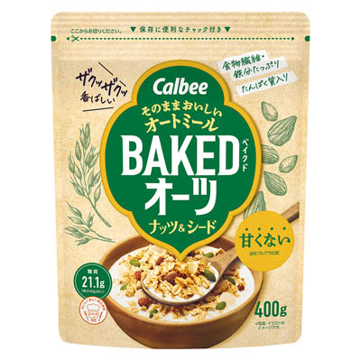 カルビー ベイクドオーツ ナッツ&シード 400g