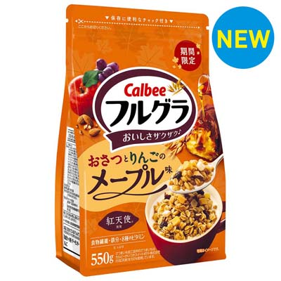 カルビー　フルグラ　おさつとりんごのメープル味