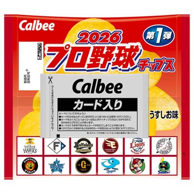 カルビー　2026プロ野球チップス第1弾22g