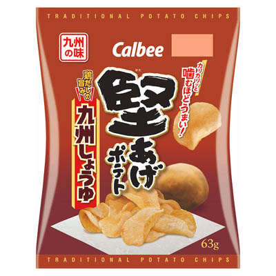 カルビー堅あげポテト九州しょう63g