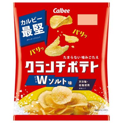 カルビー クランチポテトWソルト 60g