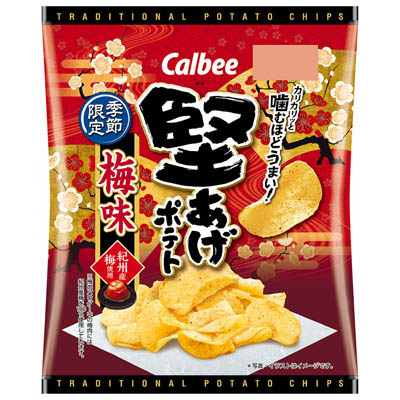 カルビー 堅あげポテト梅味 60g