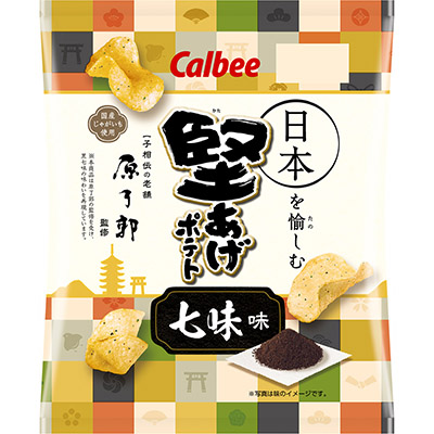 カルビー 堅あげポテト七味味 60g