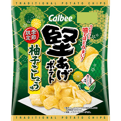カルビー 堅あげポテト 柚子こしょう味 60g