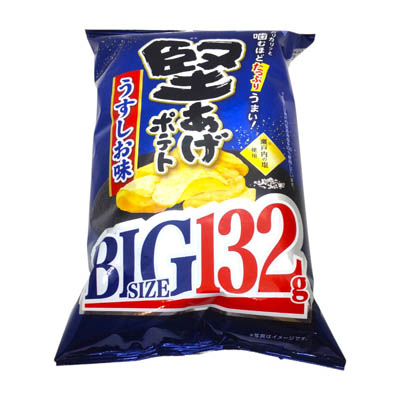 カルビー　堅あげポテトうすしお味ＢＩＧ　132ｇ