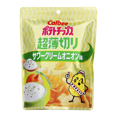 カルビー　ポテトチップス超薄切り　サワークリームオニオン味　40ｇ