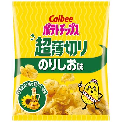カルビー　ポテトチップス超薄切り　のりしお味　50ｇ