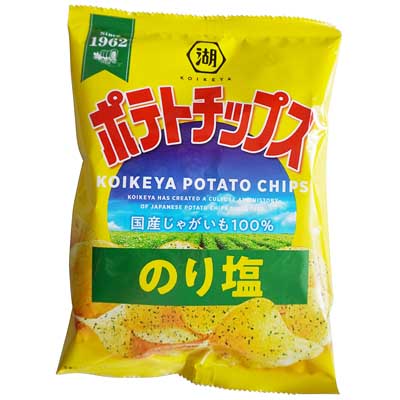 湖池屋 ポテトチップス のり塩 55g