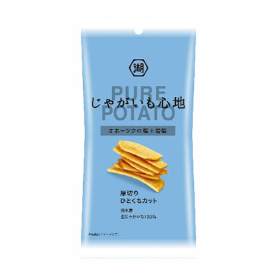 湖池屋スリムバッグじゃがいも心地オホーツクの塩と岩塩35g