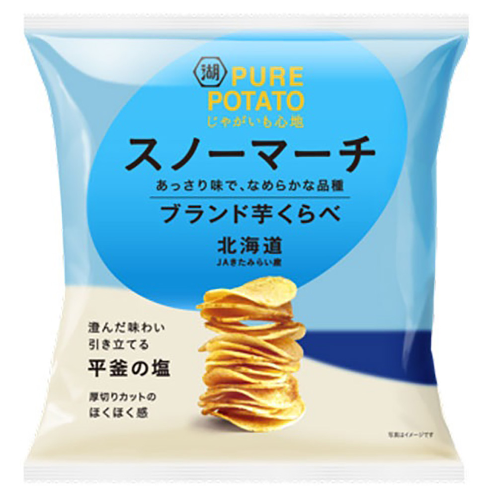 湖池屋 ピュアポテト じゃがいも心地 スノーマーチ 52g