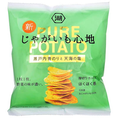 湖池屋 じゃがいも心地 瀬戸内青のりと天海の塩 58g