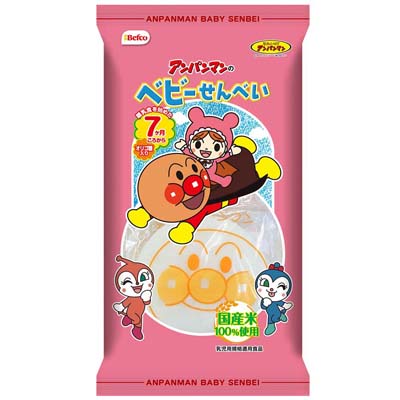 栗山米菓 アンパンマンのベビーせんべい 2枚×6袋
