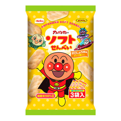 栗山 アンパンマンのソフトせんべい48g
