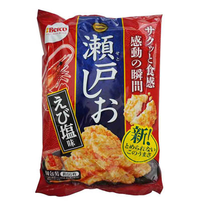 栗山米菓 瀬戸しお えび塩味 83g