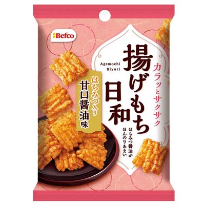 栗山米菓　揚げもち日和　甘口醤油味　60ｇ