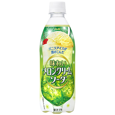 アサヒ　味わいメロンクリームソーダ　５００ｍｌ