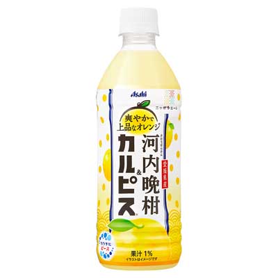 アサヒ 愛媛県産河内晩柑&カルピス 500ml
