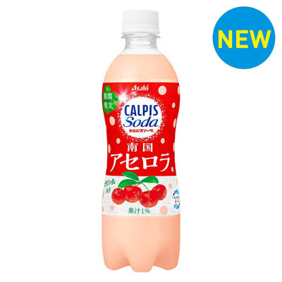 アサヒ　カルピスソーダ　南国アセロラ　500ｍｌ