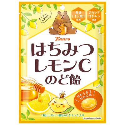 カンロ はちみつレモンC のど飴 75g