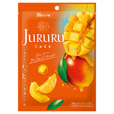 カンロ じゅるる ジューシーアルフォンソマンゴー 60g