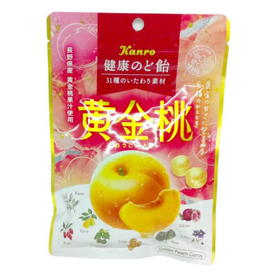 カンロ　健康のど飴　黄金桃　80ｇ