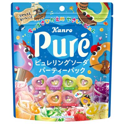 カンロ　ピュレリングソーダ　パーティーパック　156ｇ