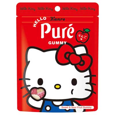 カンロ　ピュレグミ×ハローキティ　りんご味　56ｇ
