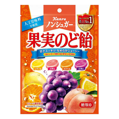 カンロ ノンシュガー果実のど飴90g