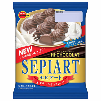 ブルボンセピアート生クリームチョコレート60g