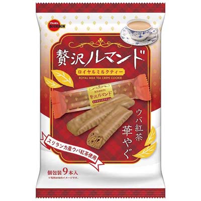 ブルボン 贅沢ルマンドロイヤルミルクティー 9本入