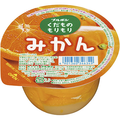 ブルボン くだものもりもり みかん 230g