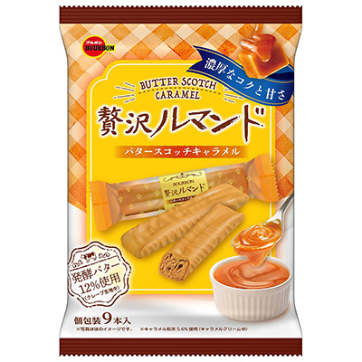ブルボン 贅沢ルマンド バタースコッチキャラメル 9本入