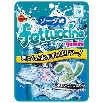 ブルボン フェットチーネグミ ソーダ味 50g