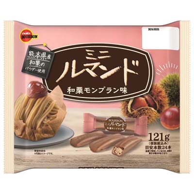 ブルボン　ミニルマンド　和栗モンブラン味　121ｇ