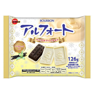 ブルボン　アルフォート　バニラホワイトチョコ　126ｇ