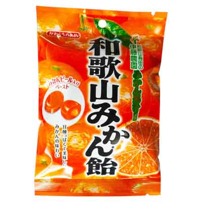 川口製菓　和歌山みかん飴　100ｇ
