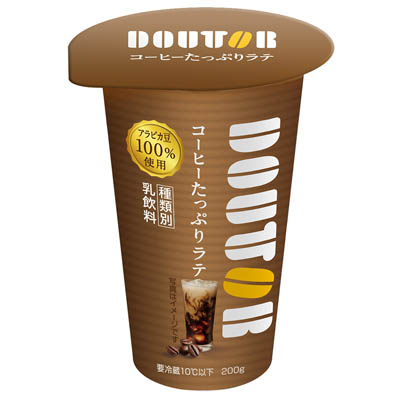 ドトール コーヒーたっぷりラテ 200g