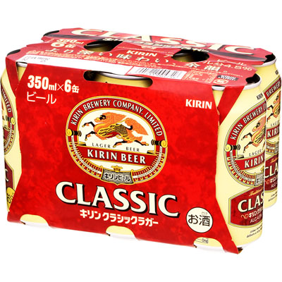キリンクラシックラガー３５０ｍｌ６缶