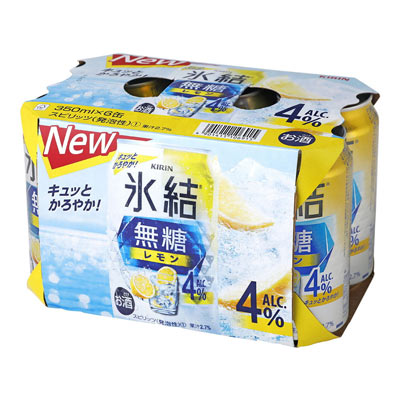 キリン 氷結無糖レモン 4% 350ml×6缶