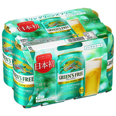キリン　グリーンズフリー　３５０ｍｌ×６缶