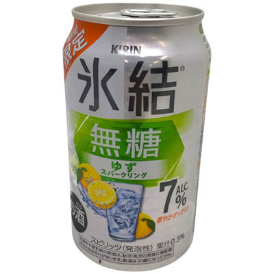 キリン 氷結無糖 ゆずスパークリング ALC7% 350ml
